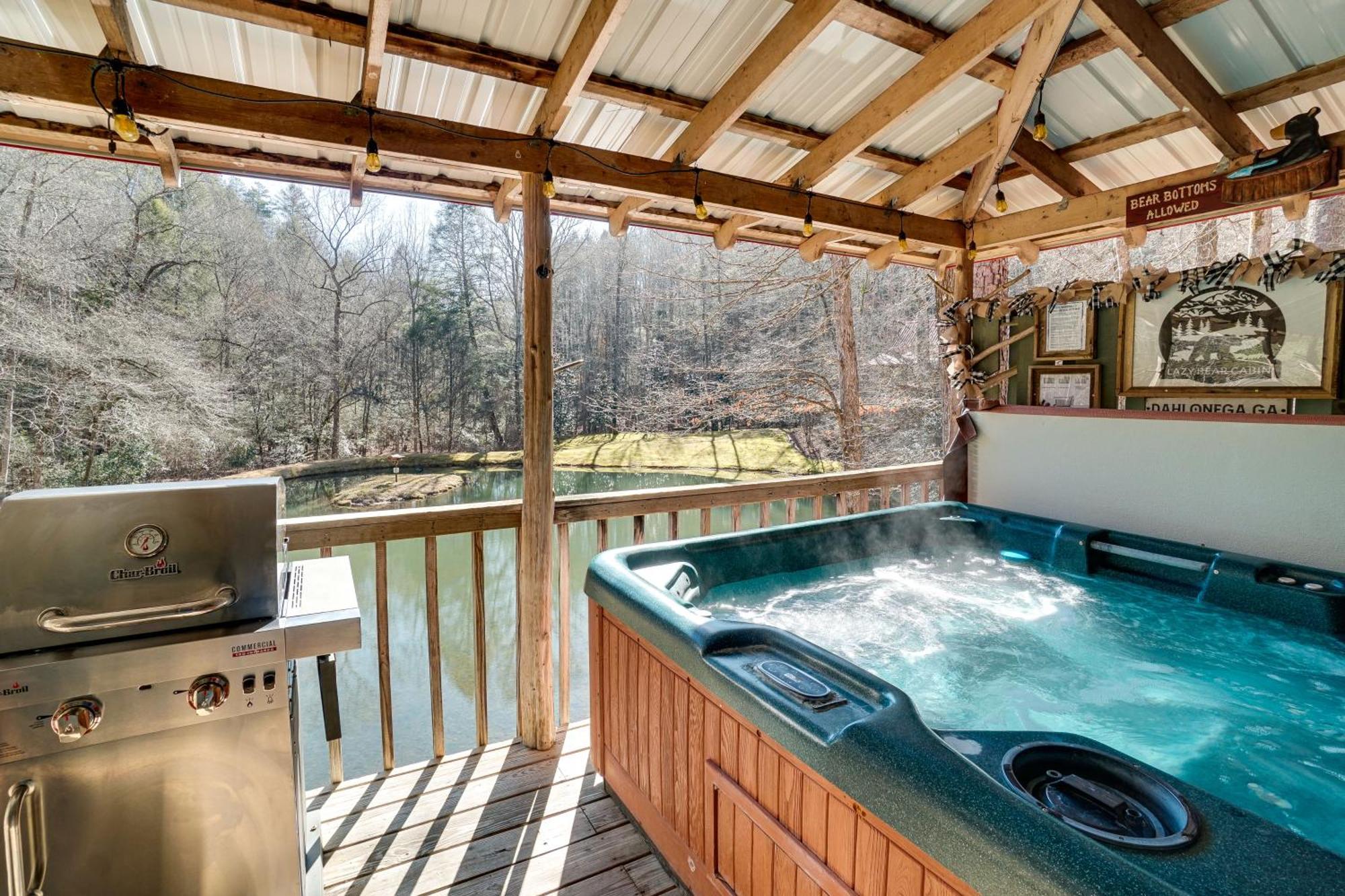Secluded Family Retreat In Dahlonega With Hot Tub!别墅 外观 照片