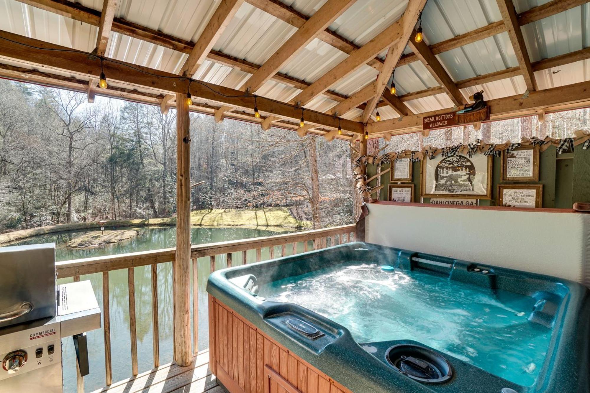 Secluded Family Retreat In Dahlonega With Hot Tub!别墅 外观 照片