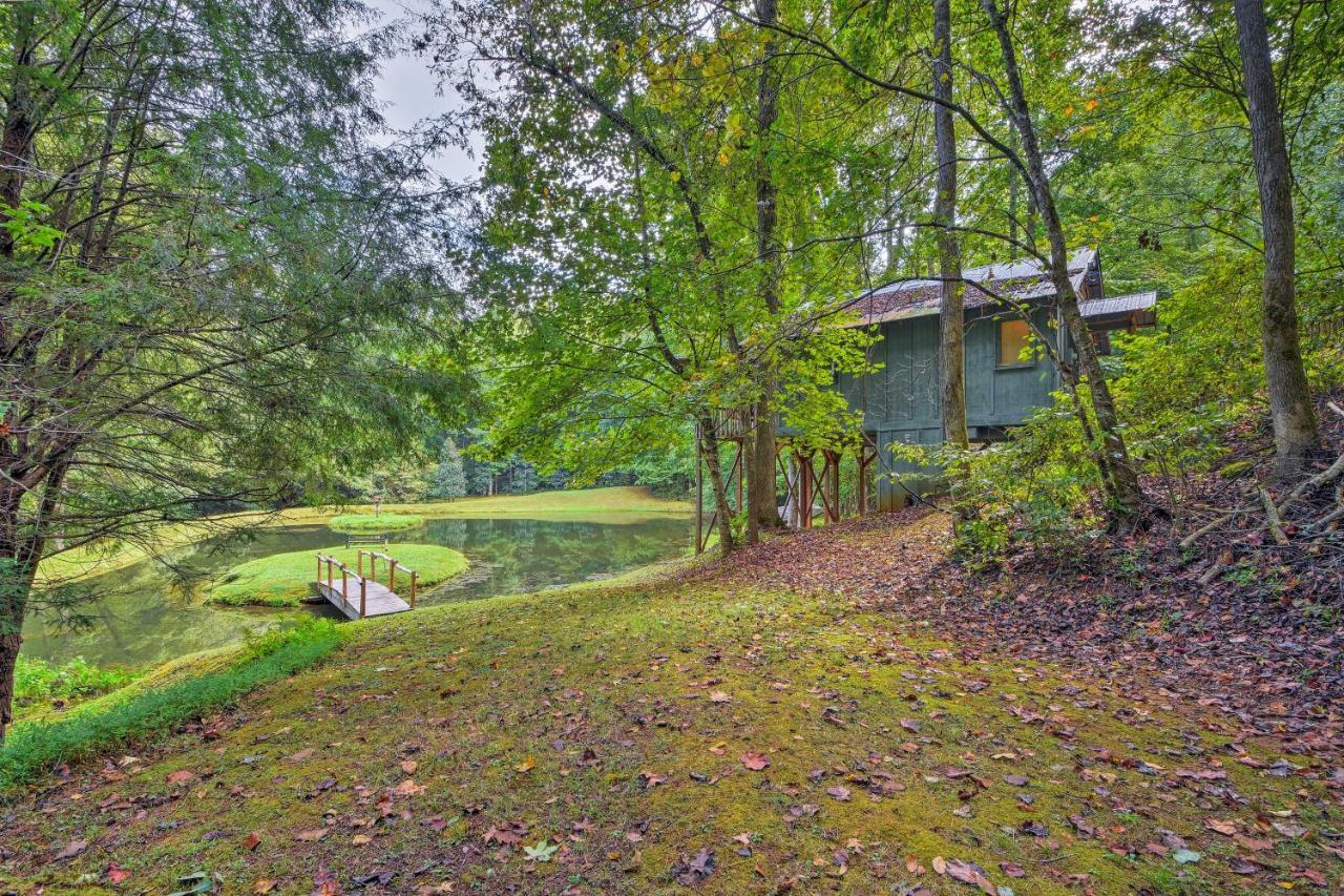 Secluded Family Retreat In Dahlonega With Hot Tub!别墅 外观 照片